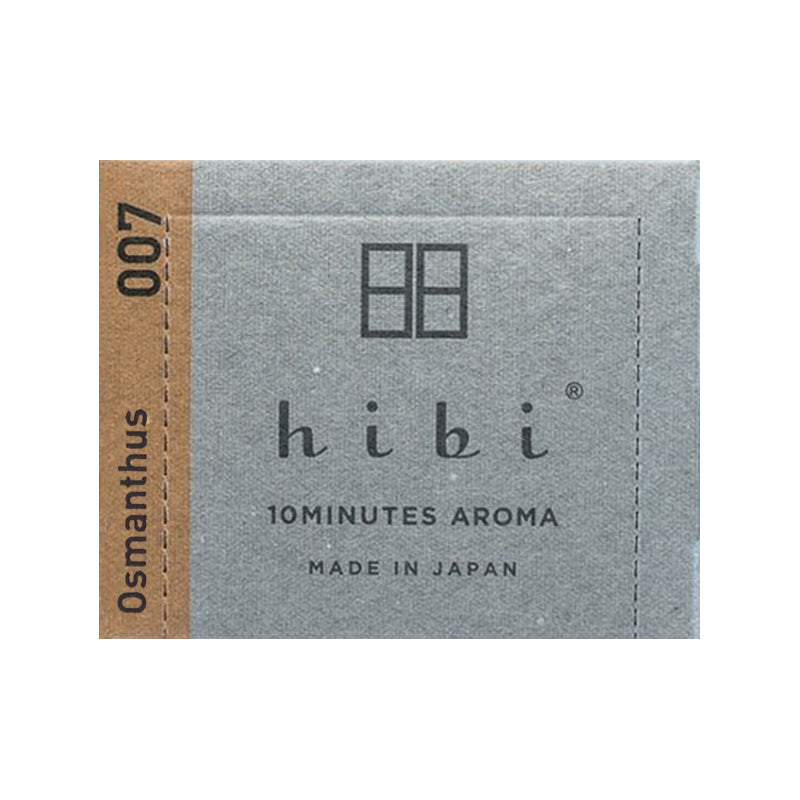 【メール便不可】hibi Osmanthus 007 金木犀 ラージボックス30本入り(専用マット付)