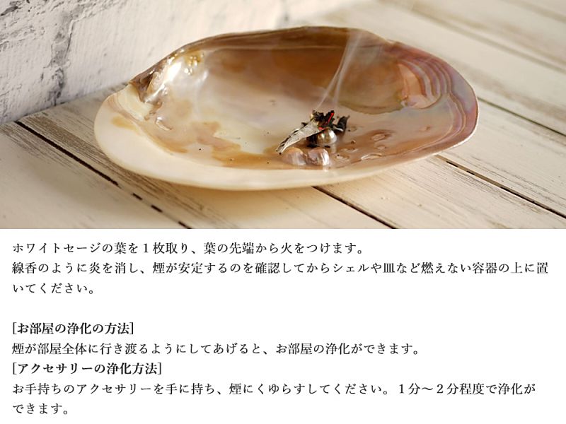 エクストラ・ホワイトセージ 10g【カリフォルニア直輸入・オーガニック・ホワイトセージ協会認証】