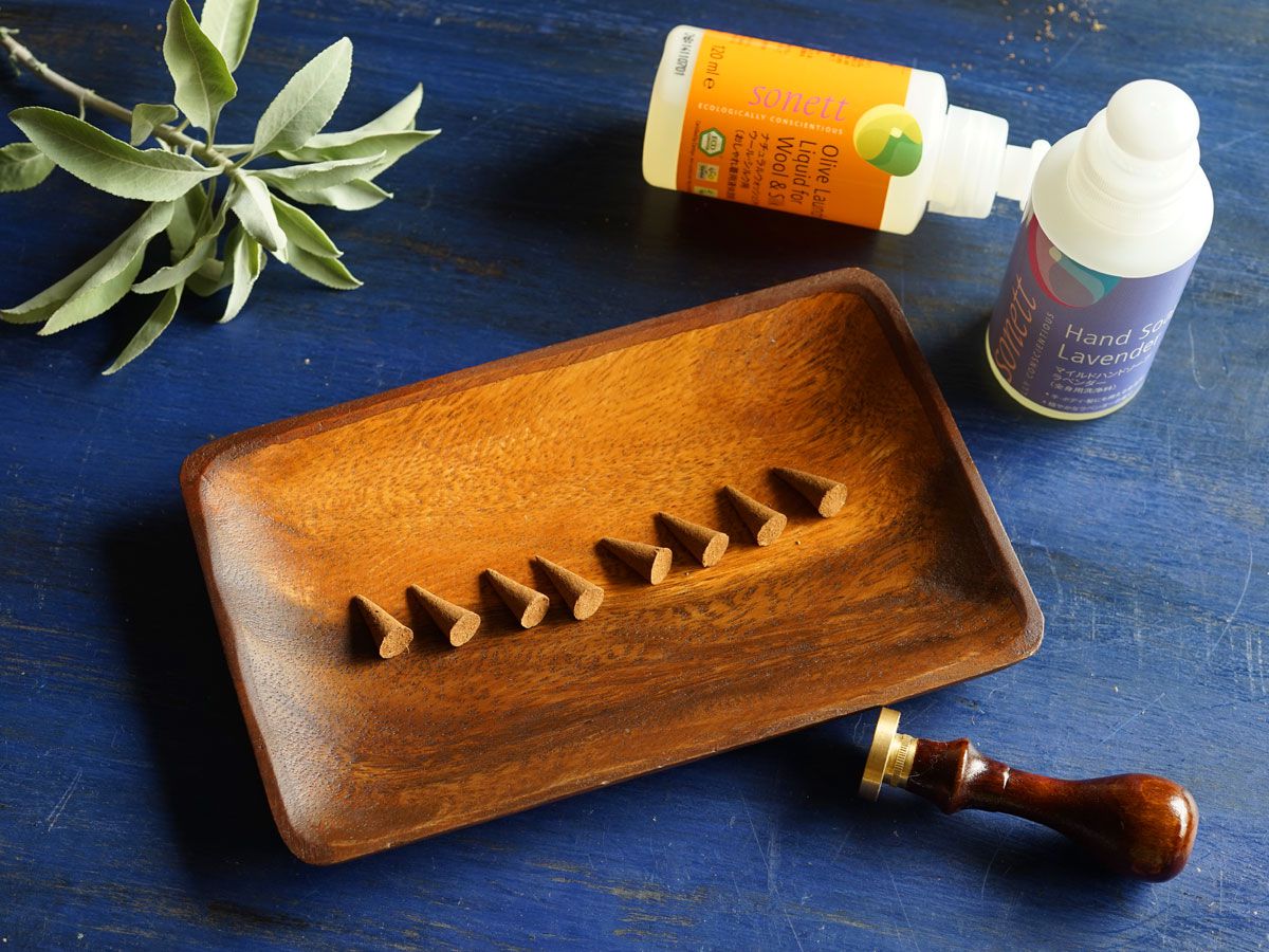 パロサント&ホワイトセージ インセンス (ヒーリング・浄化香:日本製)コーン10個入