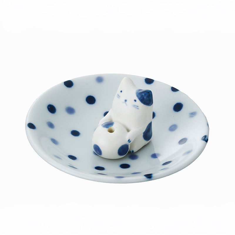 メール便不可】染猫香立（丸） – お香セレクトショップkuyu