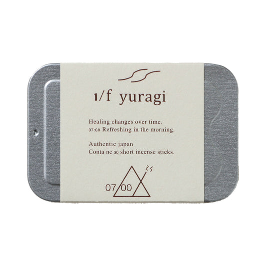 1/f yuragi incense 7:00 (1/fゆらぎ)目覚めに爽やかな、スッキリとした香り。