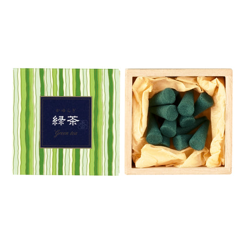 かゆらぎ 緑茶 コーン型12個入
