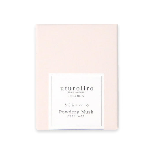 uturoiiro(うつろいいろ)COLOR-6 さくら・いろ Powdery Musk(パウダリームスク)スティック40本入り
