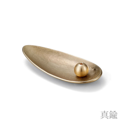 香の器セット 笹 真鍮