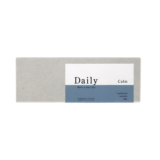 Daily INCENSE(デイリー インセンス)3種アソート<Calm>