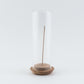 INCENSE HOLDER WOOD＆GLASS