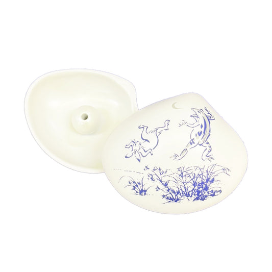 【メール便不可】鳥獣戯画　貝合わせ　香皿　相撲