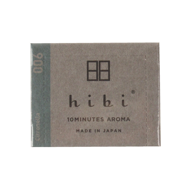 hibi Citronella 006 シトロネラ ラージボックス30本入り（専用マット付）